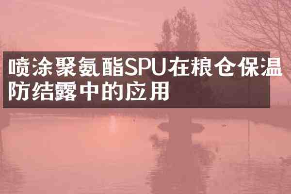 喷涂聚氨酯SPU在粮仓保温防结露中的应用