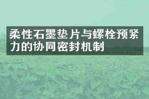 柔性石墨垫片与螺栓预紧力的协同密封机制