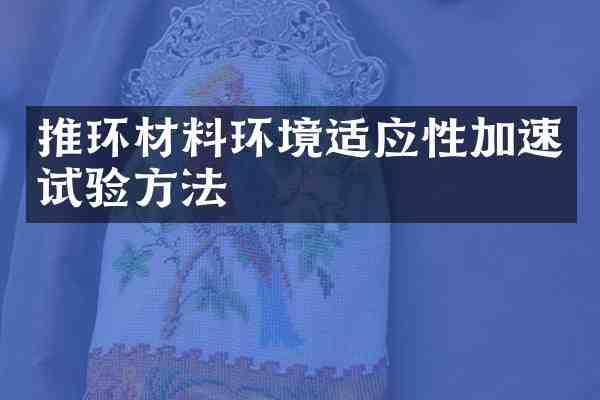 推环材料环境适应性加速试验方法