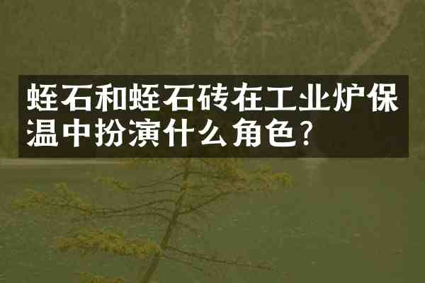 蛭石和蛭石砖在工业炉保温中扮演什么角色？