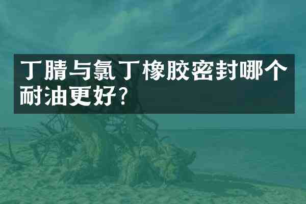 与氯丁橡胶密封哪个耐油更好?