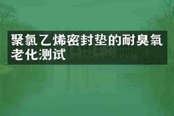 聚氯乙烯密封垫的耐臭氧老化测试