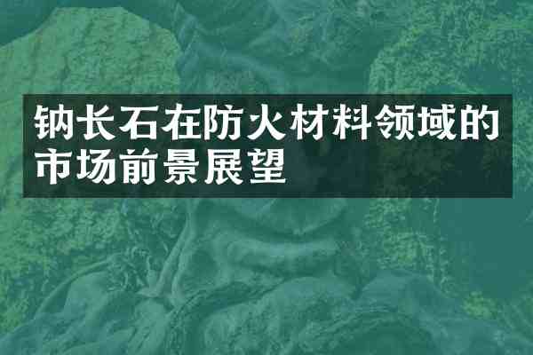 钠长石在防火材料领域的市场前景展望