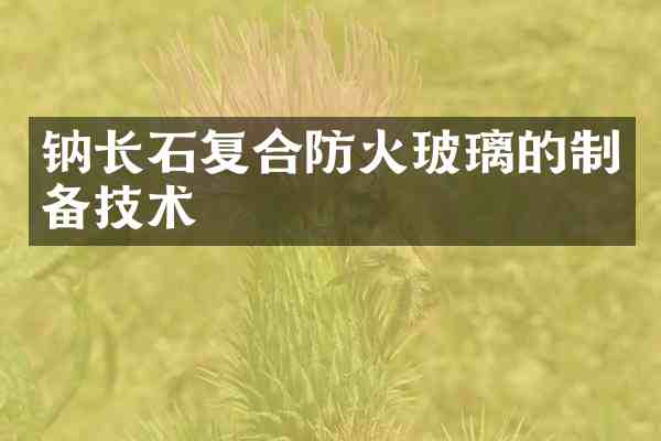 钠长石复合防火玻璃的制备技术