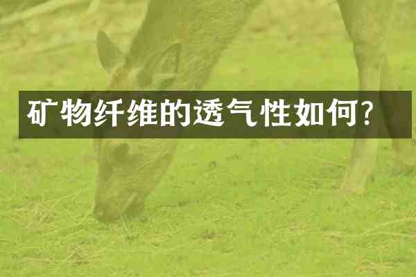 矿物纤维的透气性如何?