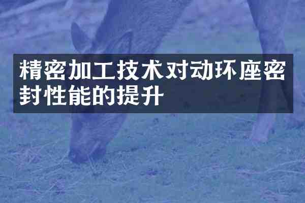精密加工技术对动环座密封性能的提升