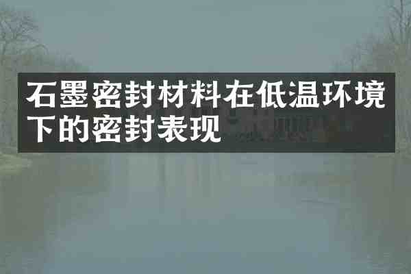 石墨密封材料在低温环境下的密封表现