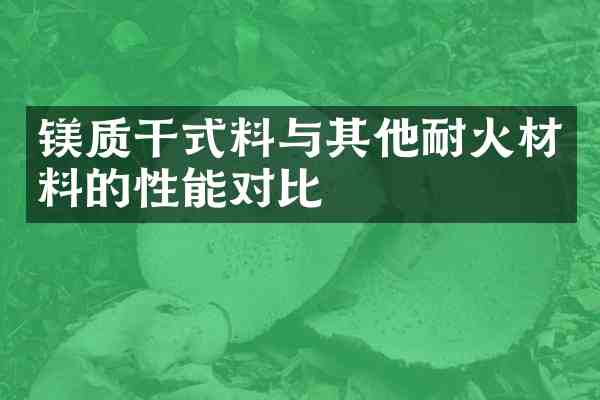 镁质干式料与其他耐火材料的性能对比