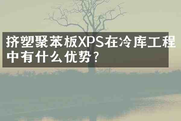 挤塑聚苯板XPS在冷库工程中有什么优势?