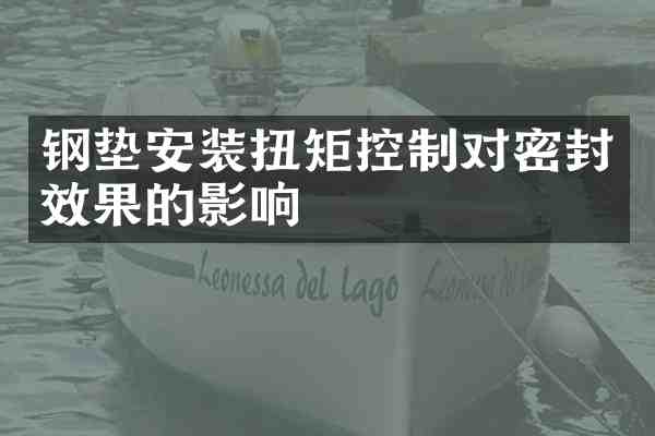 钢垫安装扭矩控制对密封效果的影响