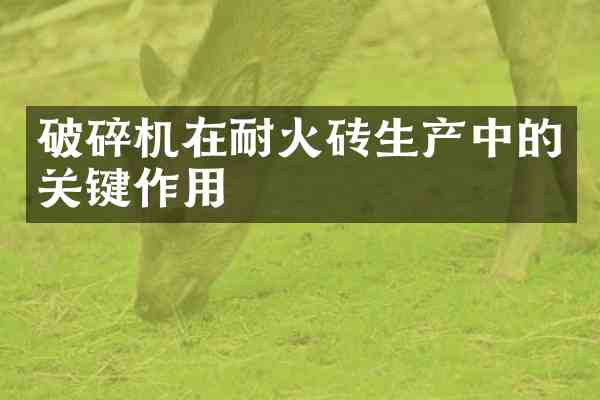 破碎机在耐火砖生产中的关键作用