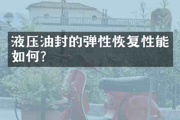 液压油封的弹性恢复性能如何?