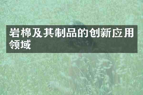 岩棉及其制品的创新应用领域