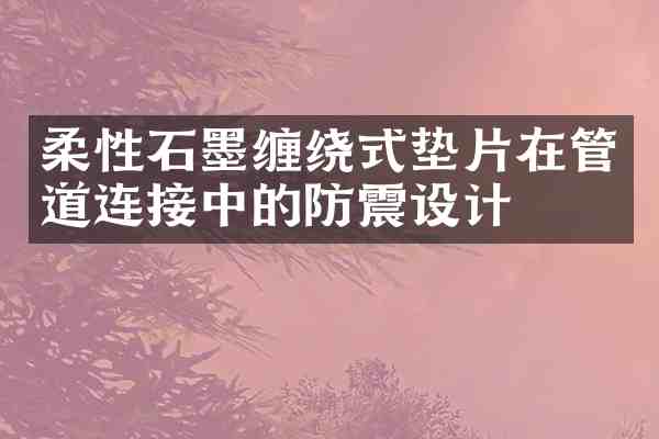 柔性石墨缠绕式垫片在管道连接中的防震设计