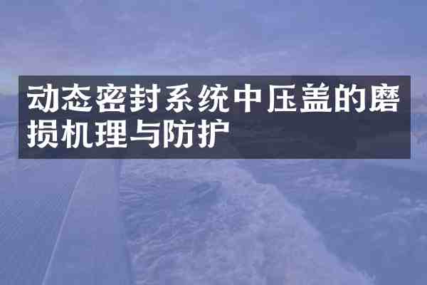 动态密封系统中压盖的磨损机理与防护
