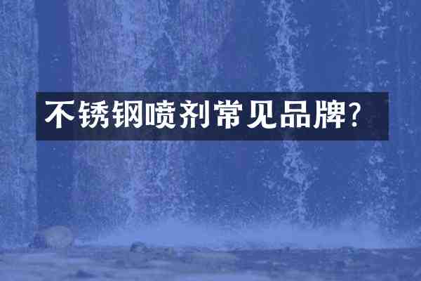 不锈钢喷剂常见品牌?