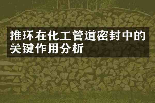推环在化工管道密封中的关键作用分析
