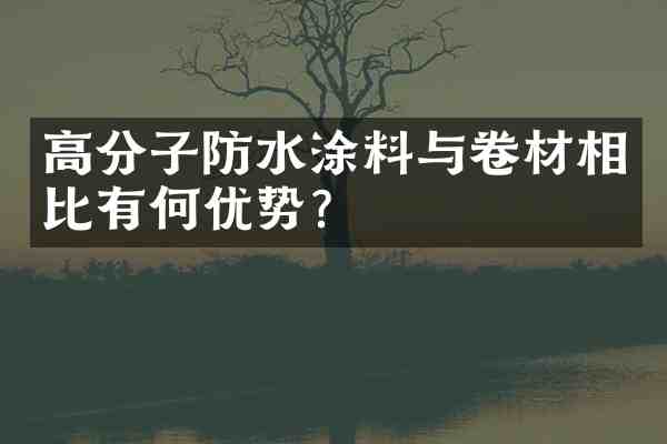 高分子防水涂料与卷材相比有何优势?