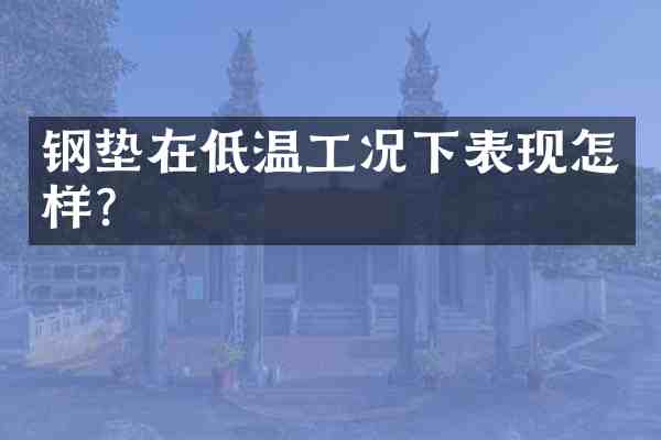 钢垫在低温工况下表现怎样?