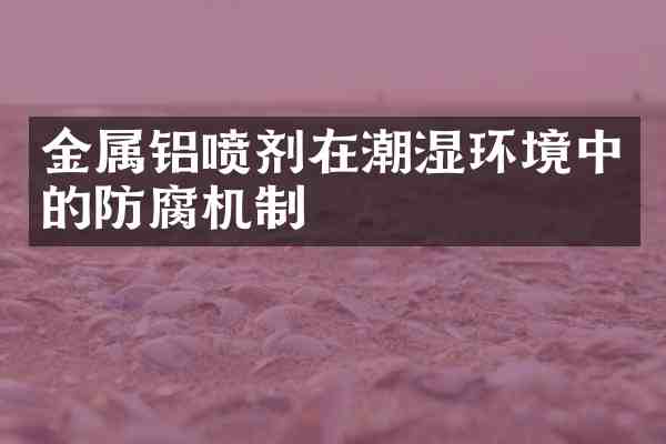 金属铝喷剂在潮湿环境中的防腐机制