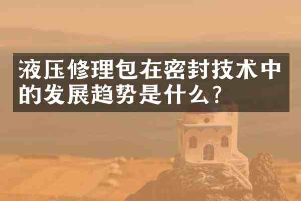 液压修理包在密封技术中的发展趋势是什么？