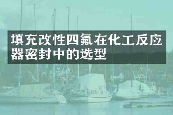 填充改性四氟在化工反应器密封中的选型