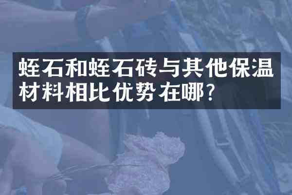 蛭石和蛭石砖与其他保温材料相比优势在哪?
