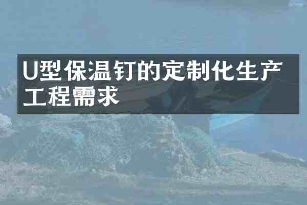 U型保温钉的定制化生产与工程需求
