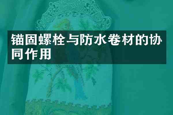 锚固螺栓与防水卷材的协同作用