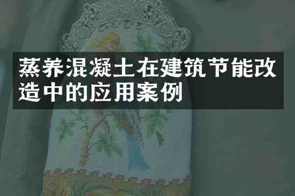 蒸养混凝土在建筑节能改造中的应用案例