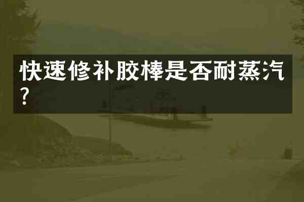快速修补胶棒是否耐蒸汽?