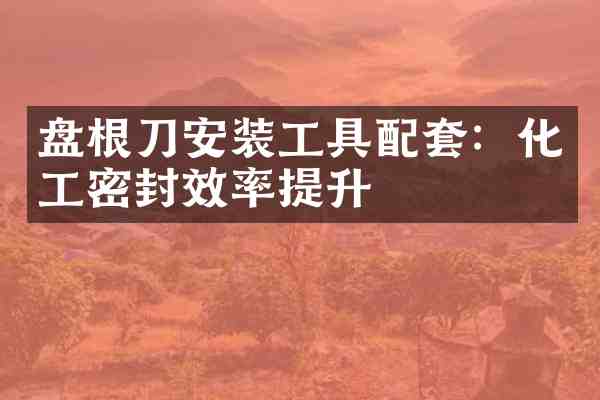 盘根刀安装工具配套:化工密封效率提升