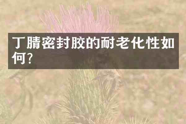 密封胶的耐老化性如何?