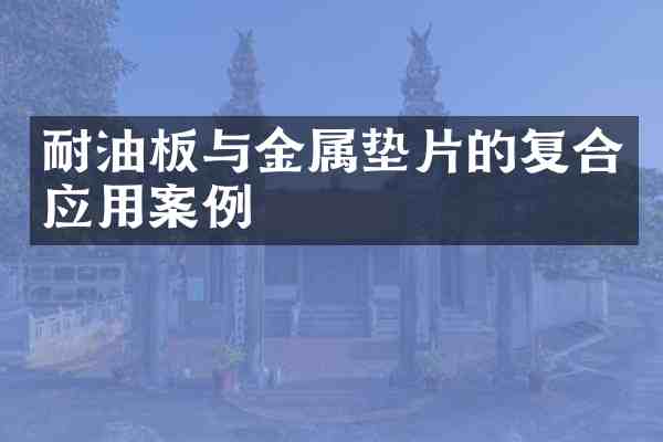 耐油板与金属垫片的复合应用案例