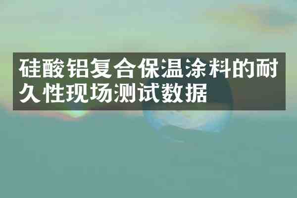 硅酸铝复合保温涂料的耐久性现场测试数据
