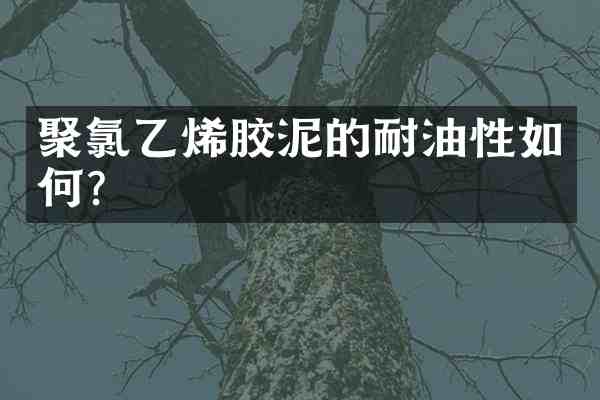 聚氯乙烯胶泥的耐油性如何?