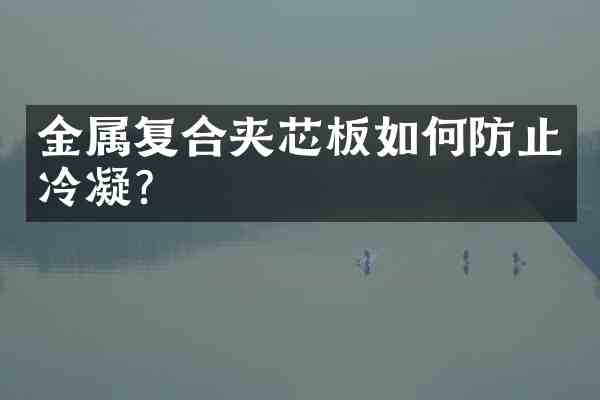 金属复合夹芯板如何防止冷凝？