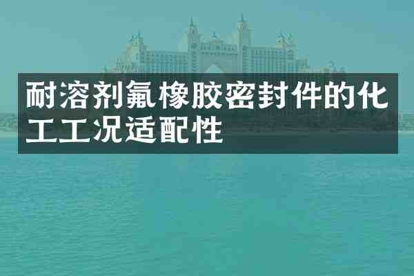 耐溶剂氟橡胶密封件的化工工况适配性