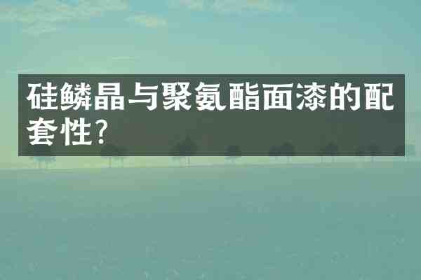 硅鳞晶与聚氨酯面漆的配套性?