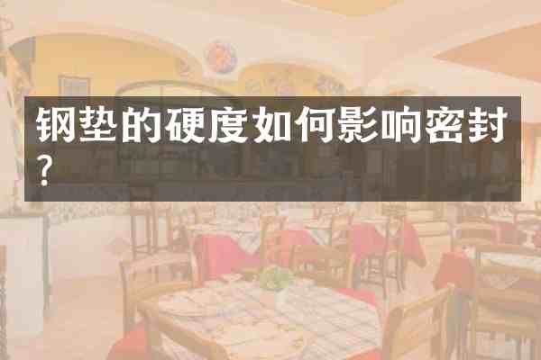 钢垫的硬度如何影响密封?