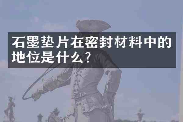 石墨垫片在密封材料中的地位是什么?