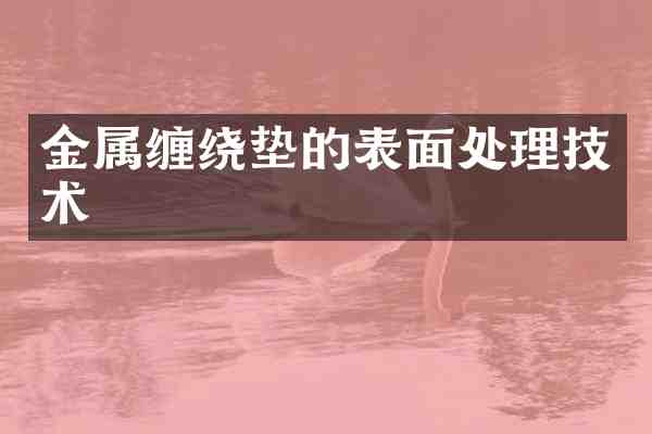 金属缠绕垫的表面处理技术