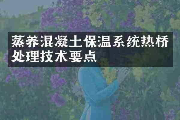 蒸养混凝土保温系统热桥处理技术要点