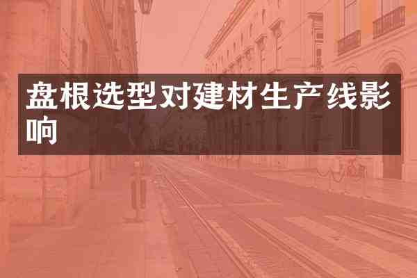盘根选型对建材生产线影响