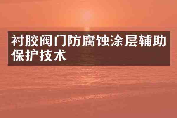 衬胶阀门防腐蚀涂层辅助保护技术