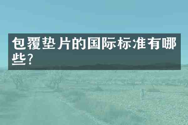包覆垫片的国际标准有哪些?