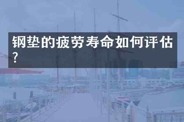 钢垫的疲劳寿命如何评估？