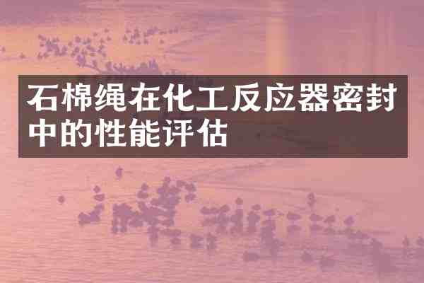 石棉绳在化工反应器密封中的性能评估
