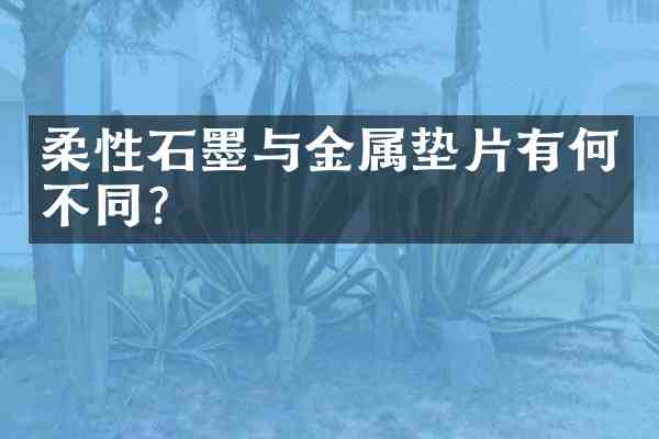 柔性石墨与金属垫片有何不同?