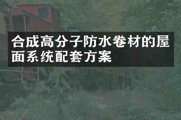 合成高分子防水卷材的屋面系统配套方案